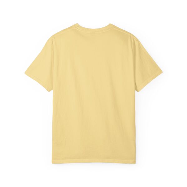 “Chase the Sunshine” Premium Cotton T-Shirt – Light Yellow - Image 3