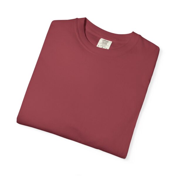 Men’s Premium Cotton T-Shirt – Deep Maroon Red - Image 4
