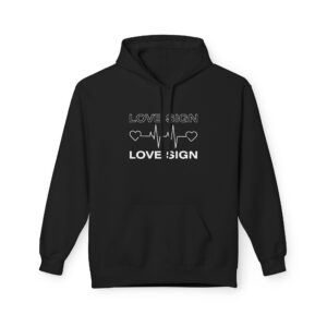Unisex Premium Fleece Hoodie – A fusion of minimalism and statement wea...