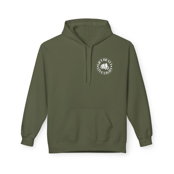 Unisex Premium Fleece Hoodie – Crafted for those who love bold graphics... - Image 4