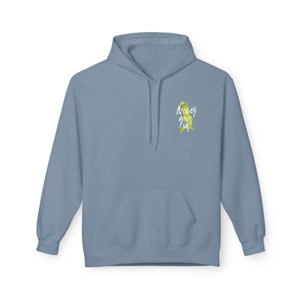Never Give Up Printed Hoodie – Unisex (4 Colors) - Image 7