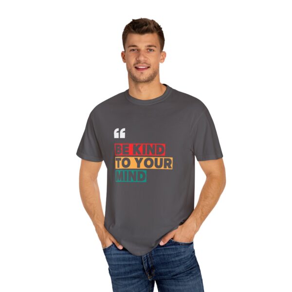 "Be Kind to Your Mind" Quote T-Shirt – Mental Health Awareness Tee – Unisex Cotton Shirt in 5 Colors - Image 9