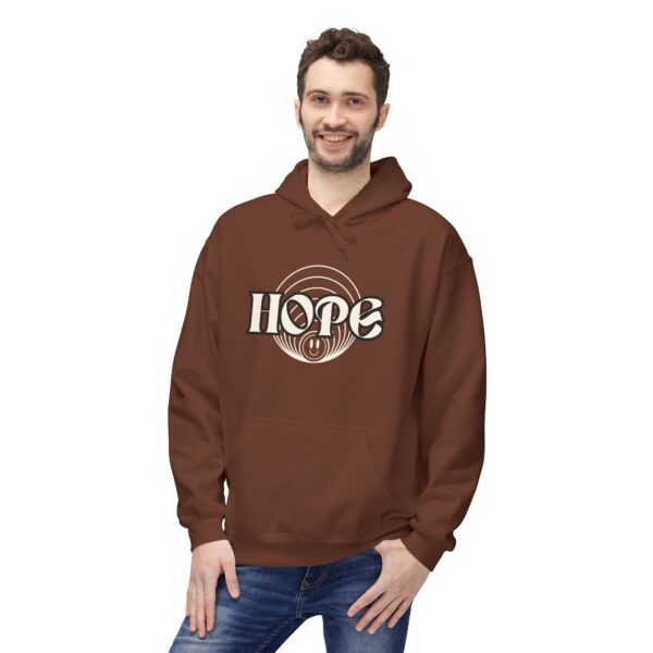 “HOPE” Graphic Hoodie – Unisex Premium Fleece - Image 7