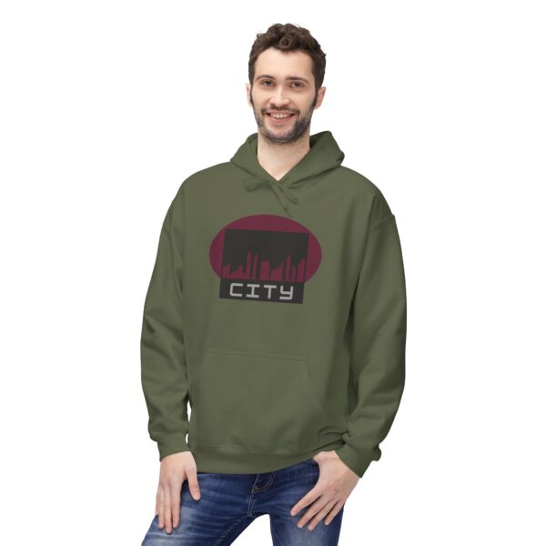 Urban City Graphic Hoodie – Unisex (4 Colors) - Image 8