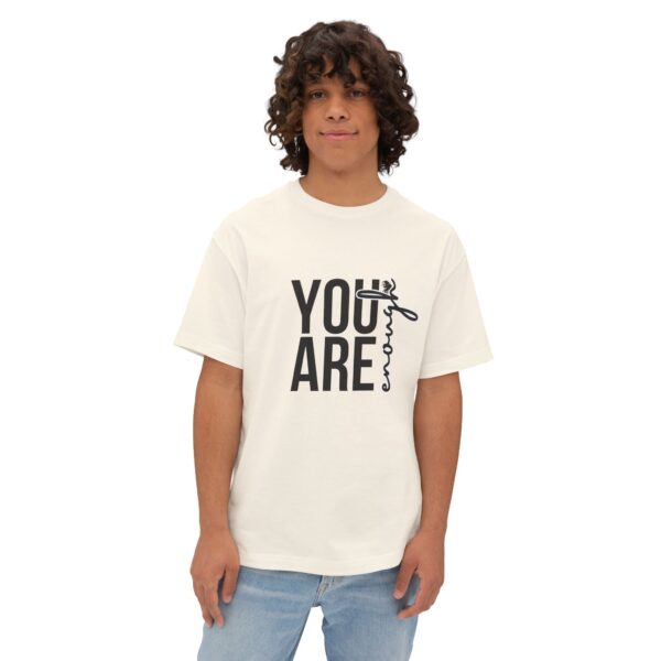 "YOU ARE enough" Minimalist  Quote T-Shirt – Motivational Tee for Men & Women (3 Colors) - Image 3