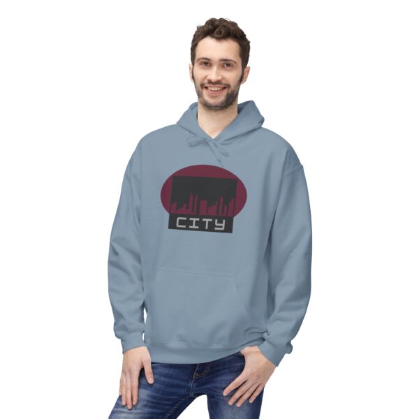 Urban City Graphic Hoodie – Unisex (4 Colors) - Image 5