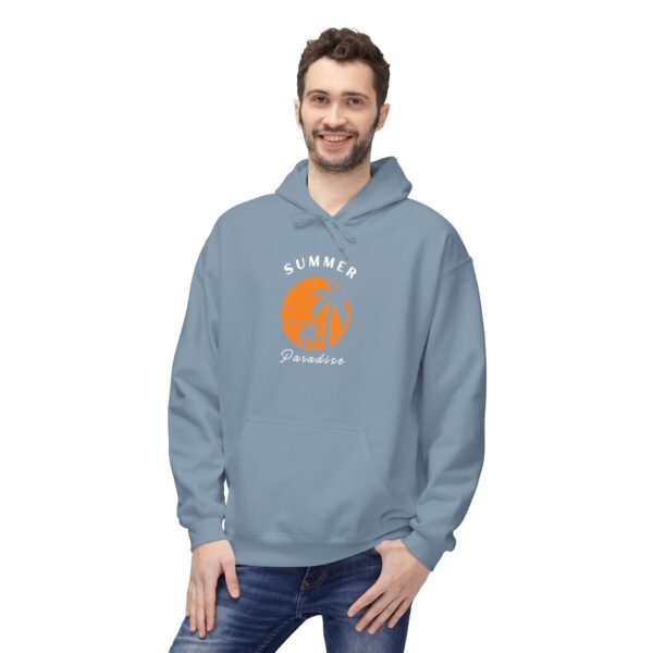 Summer Paradise Palm Hoodie – Unisex (4 Colors) - Image 11