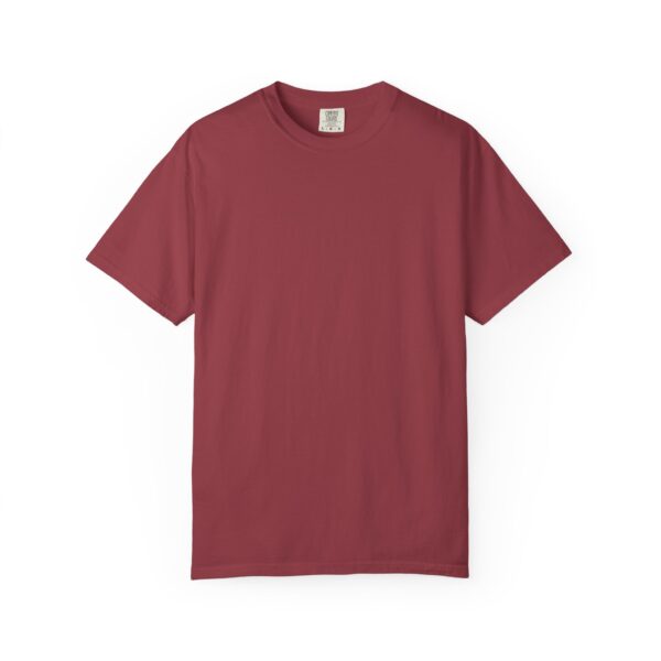 Men’s Premium Cotton T-Shirt – Deep Maroon Red - Image 2