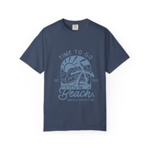 "Time to Go to the Beach T-Shirt – Summer Graphic Tee | Unisex Soft Cotton Shirt in 5 Colors"